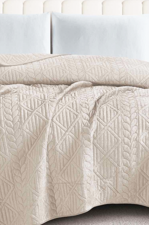 BORFELVA ECRU 200х220 cm ágytakaró, Szín: ekrü, IVET.HU - A te online butikod.