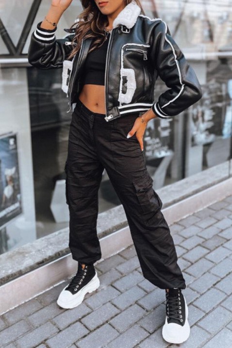 DENFORA kabát., Szín: fekete és fehér, IVET.HU - A te online butikod.