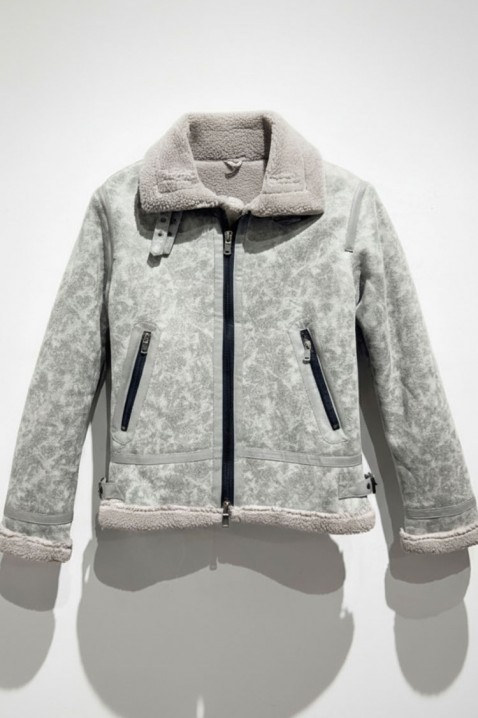 BERMENGO férfi kabát, Szín: világosszürke, IVET.HU - A te online butikod.