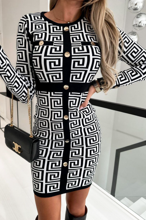 DONATELZA WHITE ruha, Szín: fehér, IVET.HU - A te online butikod.