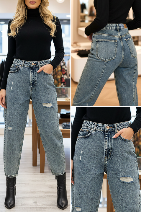 ELRONZIYA farmer, Szín: kék, IVET.HU - A te online butikod.