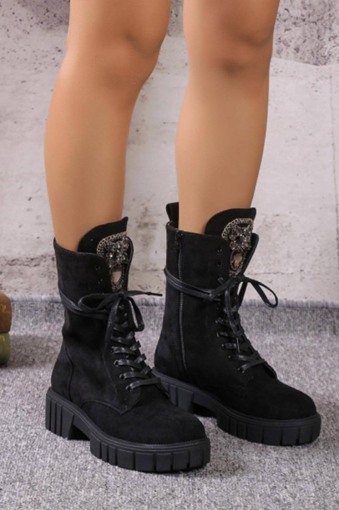 NIOLMEA BLACK női bakancs, Szín: fekete, IVET.HU - A te online butikod.