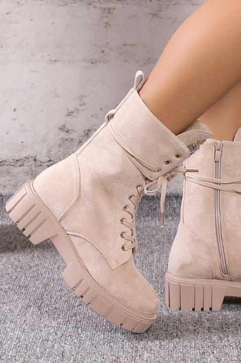 NIOLMEA BEIGE női bakancs, Szín: bézs, IVET.HU - A te online butikod.