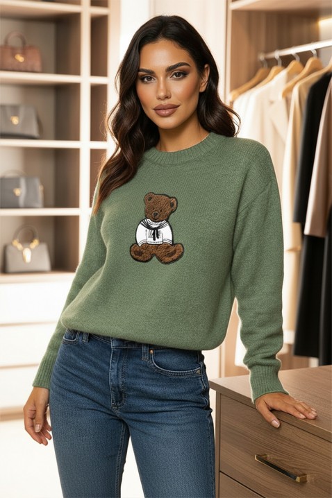 BEARITA GREEN női felső, Szín: zöld, IVET.HU - A te online butikod.