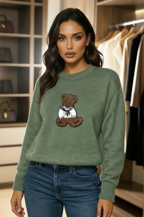 BEARITA GREEN női felső, Szín: zöld, IVET.HU - A te online butikod.