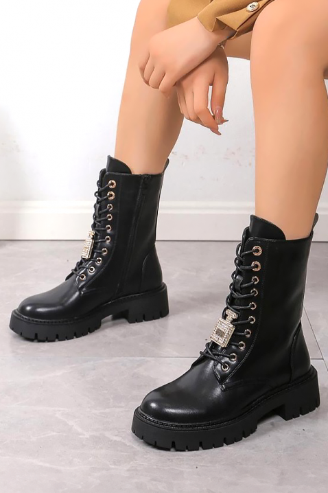 BIOFEGA női bakancs, Szín: fekete, IVET.HU - A te online butikod.