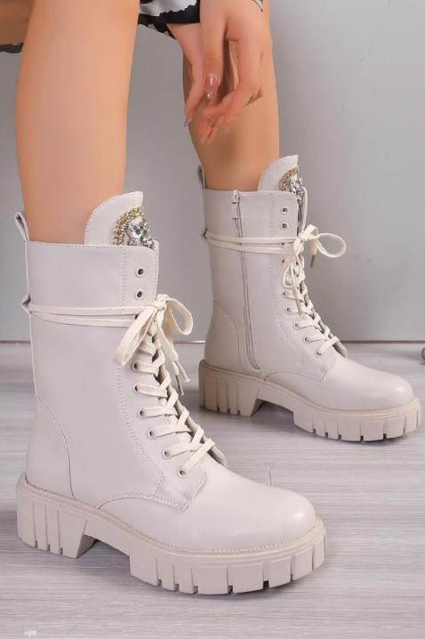 OLGERMA női bakancs, Szín: ekrü, IVET.HU - A te online butikod.