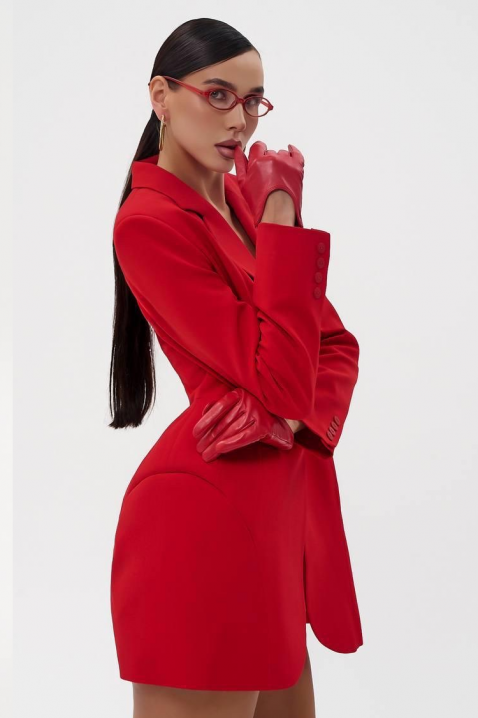 BLEINVELDA blézer ruha, Szín: piros, IVET.HU - A te online butikod.
