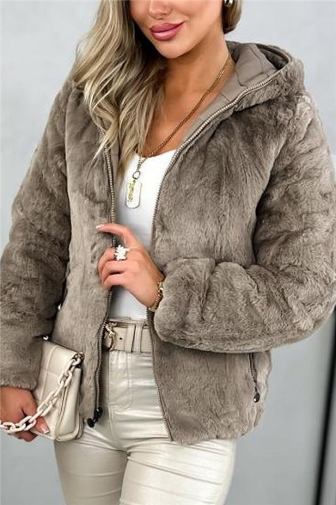 VULDENZA BROWN kabát, Szín: barna, IVET.HU - A te online butikod.