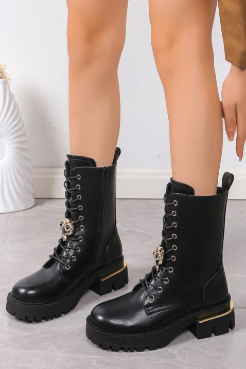 BESTOZA női bakancs, Szín: fekete, IVET.HU - A te online butikod.