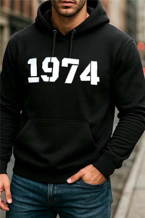 HERTEZ férfi pulóver, Szín: fekete, IVET.HU - A te online butikod.