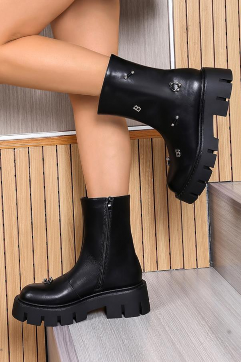 SORDEFONA női bakancs, Szín: fekete, IVET.HU - A te online butikod.