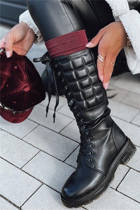 KAMSOLA bakancs, Szín: fekete, IVET.HU - A te online butikod.