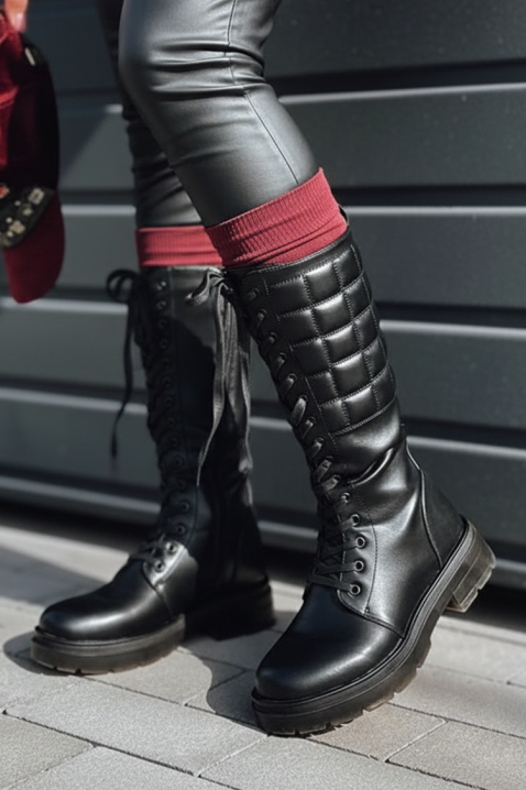 KAMSOLA bakancs, Szín: fekete, IVET.HU - A te online butikod.