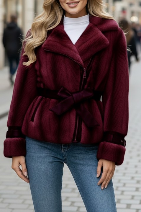 METALINZA BORDO kabát, Szín: bordó, IVET.HU - A te online butikod.