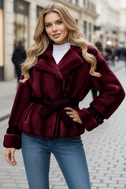 METALINZA BORDO kabát, Szín: bordó, IVET.HU - A te online butikod.