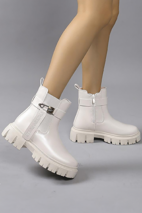 BRIOGELA női bakancs, Szín: fehér, IVET.HU - A te online butikod.