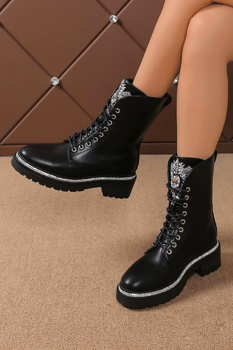 FRONELXA női bakancs, Szín: fekete, IVET.HU - A te online butikod.