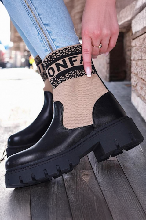 ALRONZA női bakancs, Szín: fekete, IVET.HU - A te online butikod.