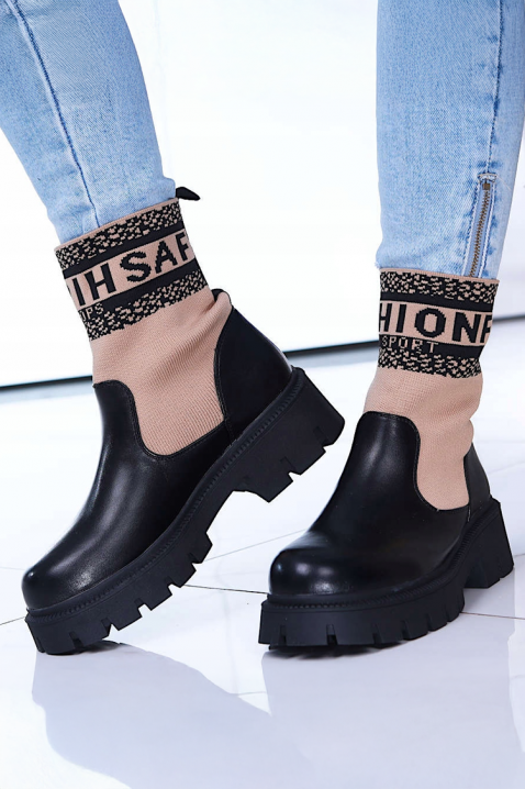 ALRONZA női bakancs, Szín: fekete, IVET.HU - A te online butikod.