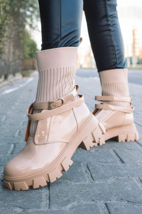 RIVANZA női csizma, Szín: bézs, IVET.HU - A te online butikod.