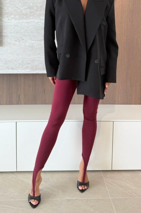 HRUMELDA BORDO leggings, Szín: bordó, IVET.HU - A te online butikod.