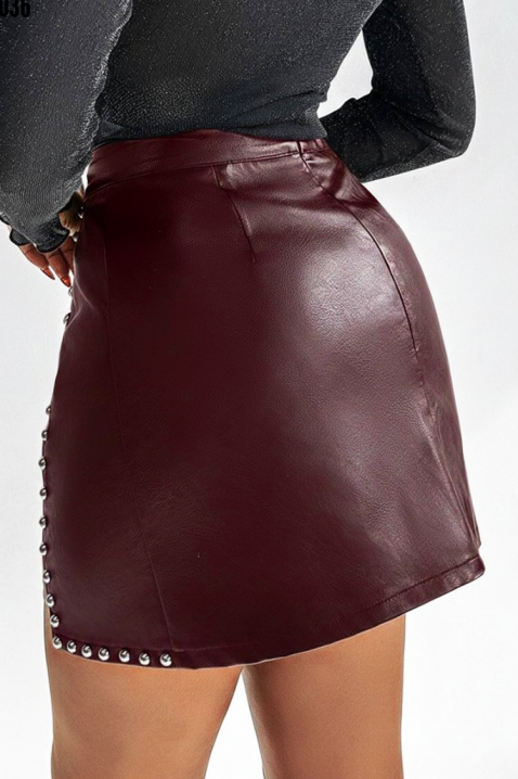 AKASITA BORDO szoknya, Szín: bordó, IVET.HU - A te online butikod.