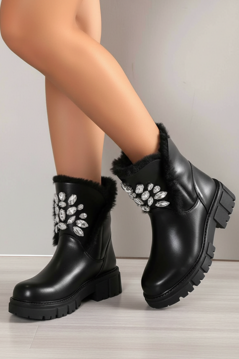 DONVELXA női bakancs, Szín: fekete, IVET.HU - A te online butikod.