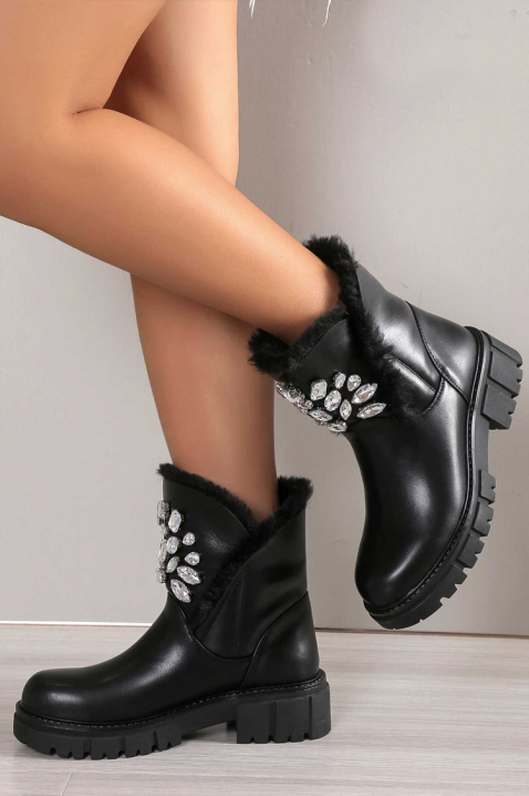 DONVELXA női bakancs, Szín: fekete, IVET.HU - A te online butikod.