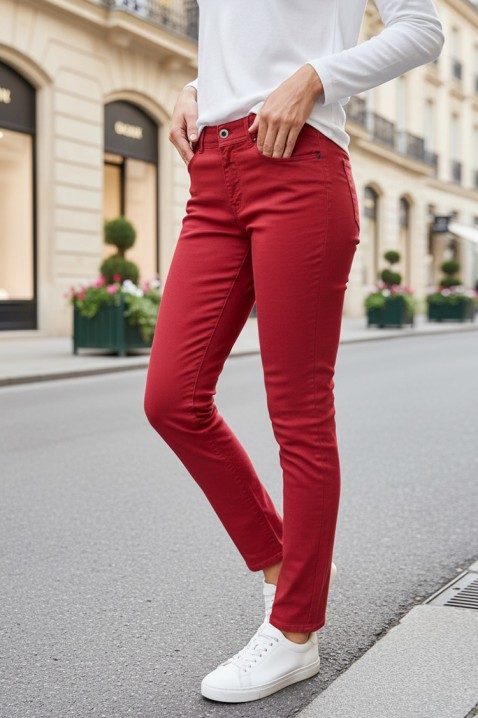 BERTIZA BORDO nadrág, Szín: bordó, IVET.HU - A te online butikod.