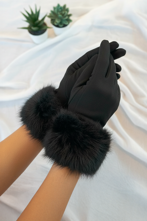 LORZILA női kesztyű, Szín: fekete, IVET.HU - A te online butikod.