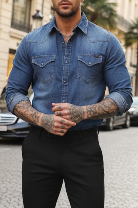 TORMER BLUE férfi ing, Szín: kék, IVET.HU - A te online butikod.