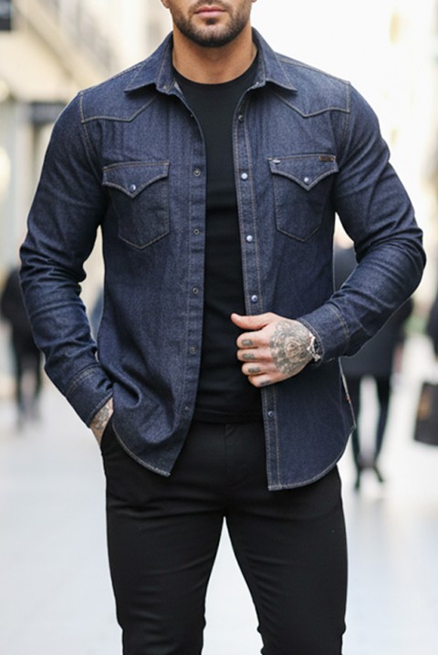 TORMER INDIGO férfi ing, Szín: indigókék, IVET.HU - A te online butikod.