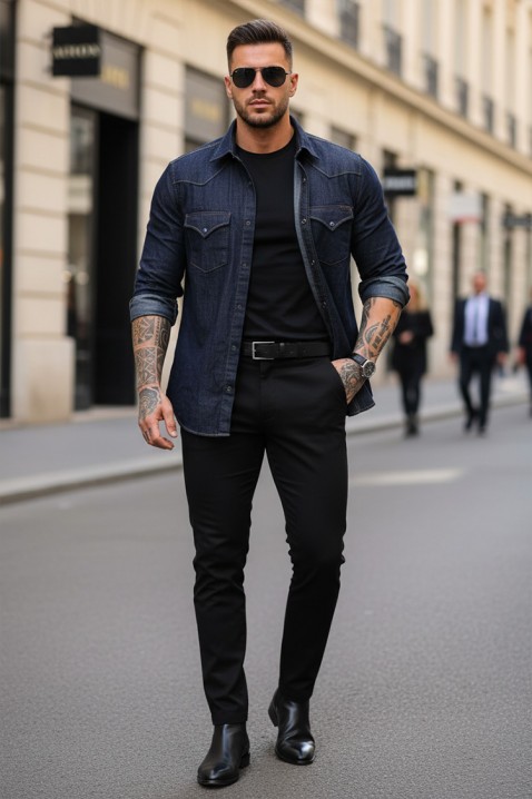 TORMER INDIGO férfi ing, Szín: indigókék, IVET.HU - A te online butikod.