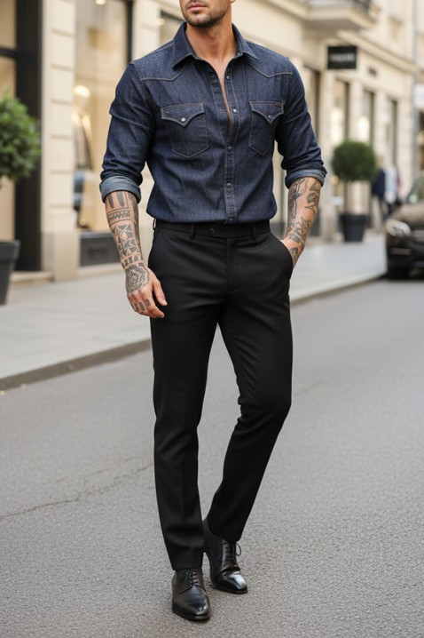 TORMER INDIGO férfi ing, Szín: indigókék, IVET.HU - A te online butikod.