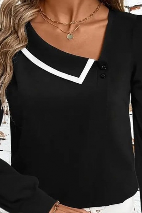 GENSANDRA női blúz, Szín: fekete, IVET.HU - A te online butikod.