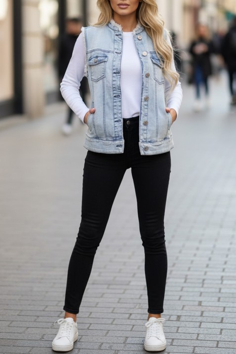 FALZENA SKY mellény, Szín: világoskék, IVET.HU - A te online butikod.