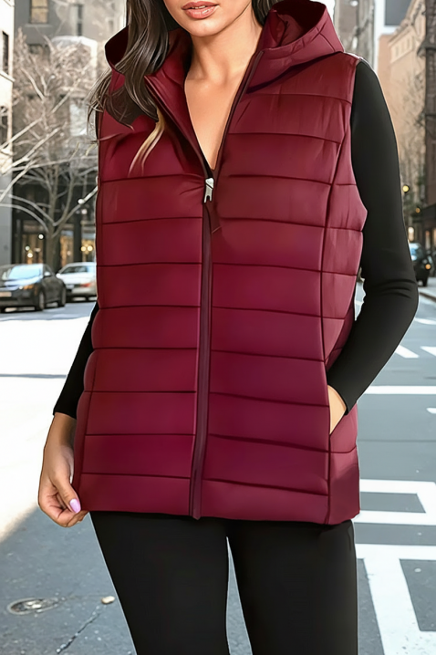 LOMEIRA BORDO mellény, Szín: bordó, IVET.HU - A te online butikod.