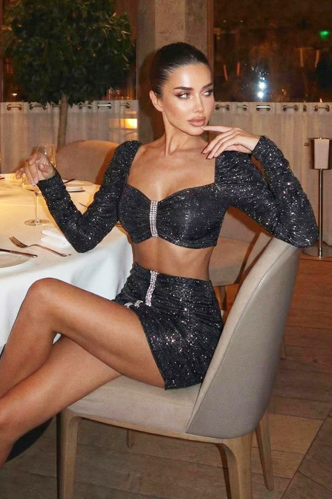 GLORZINA BLACK szett, Szín: fekete, IVET.HU - A te online butikod.