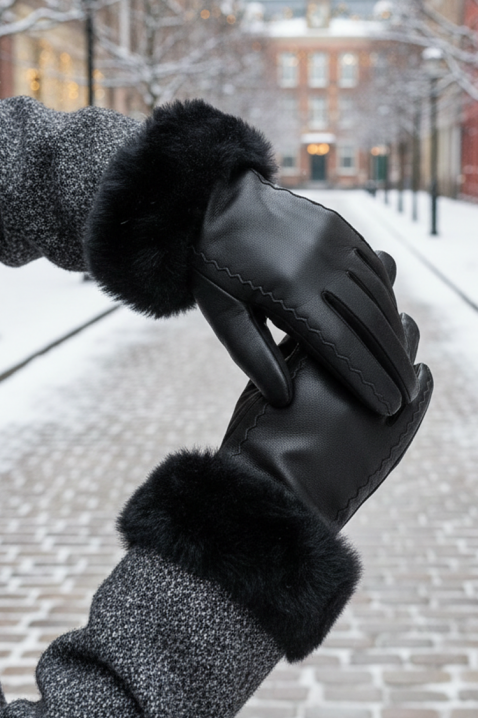 POLIARZA BLACK női kesztyű, Szín: fekete, IVET.HU - A te online butikod.