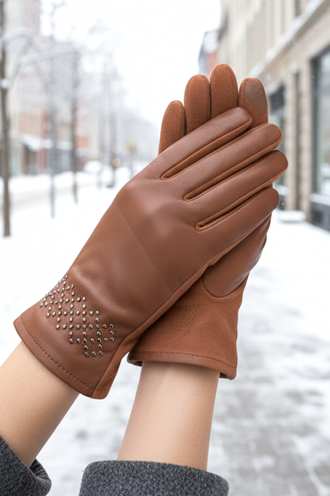 VAKALZA CAMEL női kesztyű, Szín: világosbarna, IVET.HU - A te online butikod.