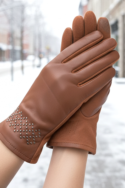 VAKALZA CAMEL női kesztyű, Szín: világosbarna, IVET.HU - A te online butikod.