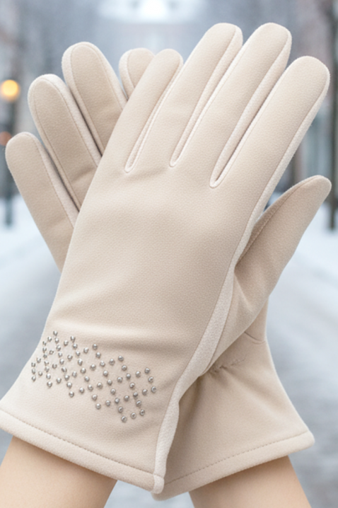 VAKALZA ECRU női kesztyű, Szín: ekrü, IVET.HU - A te online butikod.