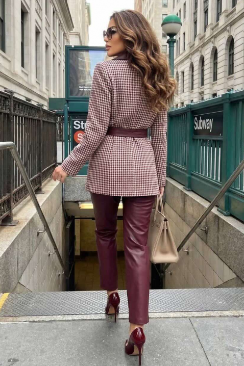 SKAPILZA BORDO női blézer, Szín: bordó, IVET.HU - A te online butikod.