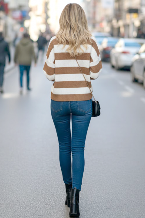 SARLANZA pulóver, Szín: világosbarna, IVET.HU - A te online butikod.