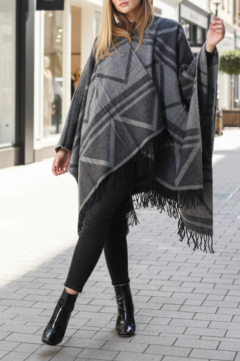 PONVILDA poncsó, Szín: szürke, IVET.HU - A te online butikod.