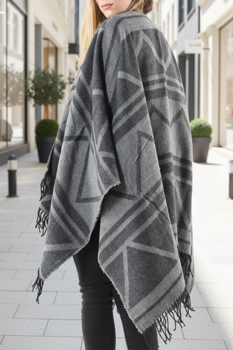 PONVILDA poncsó, Szín: szürke, IVET.HU - A te online butikod.