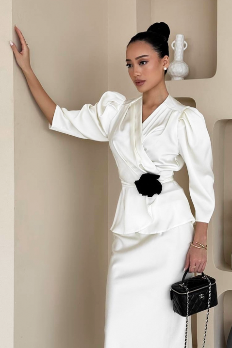 SATELZA WHITE szett, Szín: fehér, IVET.HU - A te online butikod.