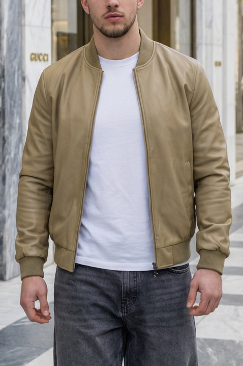 MOBEZO férfi dzseki, Szín: bézs, IVET.HU - A te online butikod.