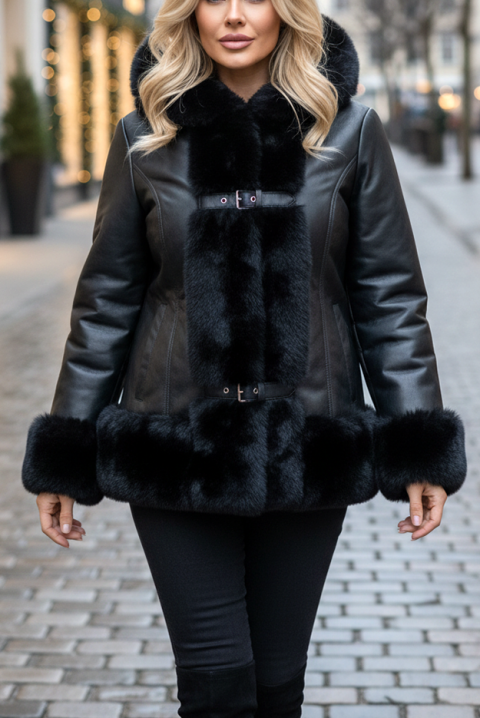 DALMINZA BLACK kabát, Szín: fekete, IVET.HU - A te online butikod.